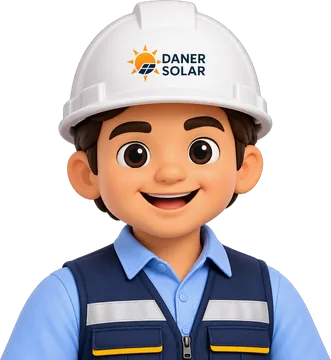Ingeniero de Daner Solar listo para revisar el análisis de tu empresa