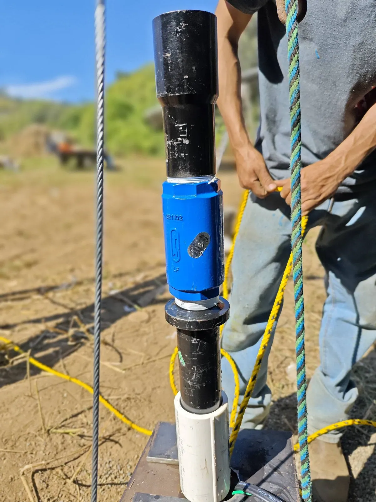 Válvula de columna del sistema de bombeo